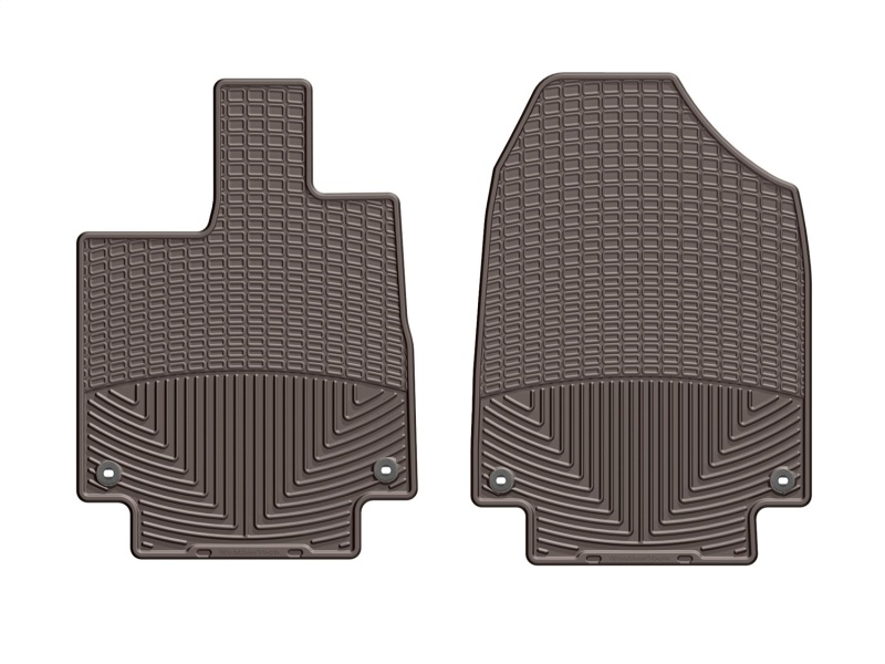 WT Rubber Mats - Front - Cocoa