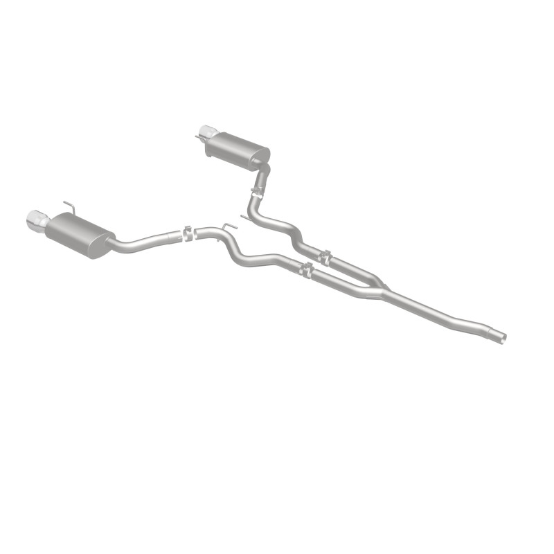 MagnaFlow Cat Back, SS, 2.5in, Street, Dual Split Polished 4.5in Tips 2015 Ford Mustang Ecoboost thumbnail 8