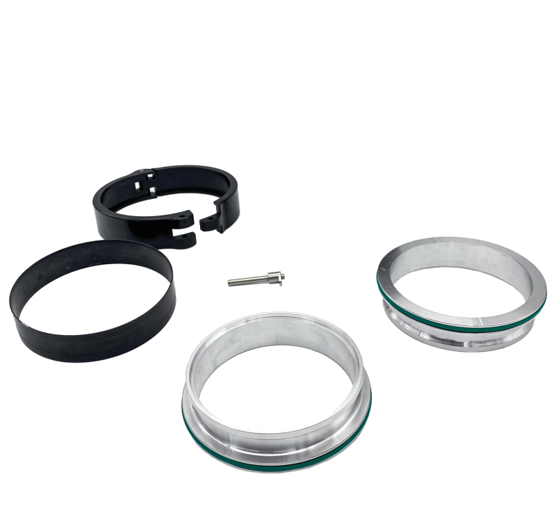 Granatelli 4.0in Dual Seal Double O-Ring Clamp Assembly thumbnail 7