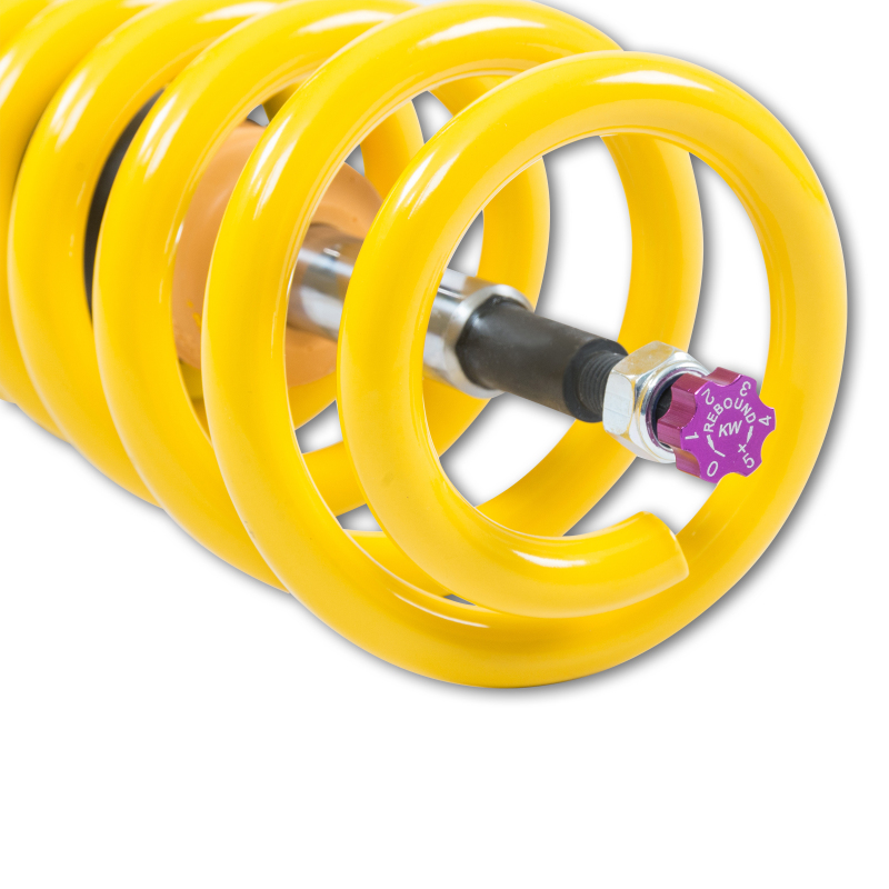 KW Street Comfort Coilover Kits for 2009-2012 A4 QUATTRO, 2012-2018 A7 QUATTRO - 18010078 Kits, Comfort, 0.8 1.8 in. Lowered Front, 0.8 1.8 in. Lowered Rear, Natural/Black Shocks, Yellow Spring, Audi, Kit thumbnail 5