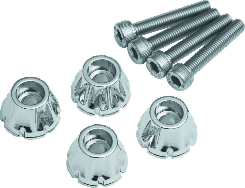 Kuryakyn Windshield Screws FLTR Chrome