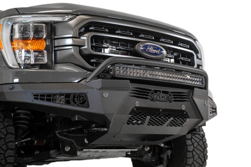 Addictive Desert Designs 2021 Ford F-150 HoneyBadger Front Bumper w/o Top Hoop thumbnail 5