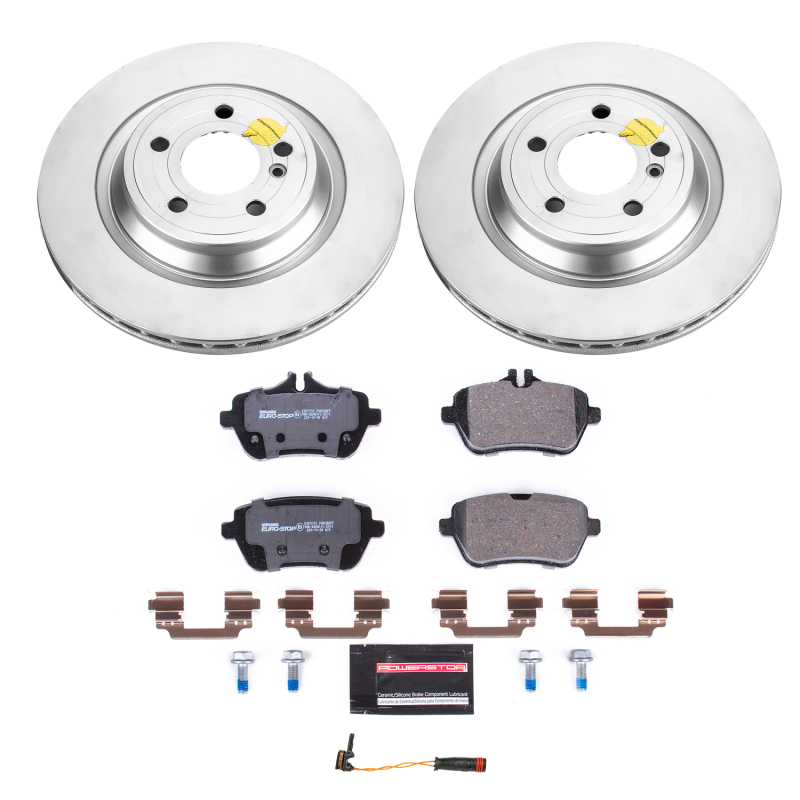 Power Stop 15-16 Mercedes-Benz SL400 Rear Euro-Stop Brake Kit
