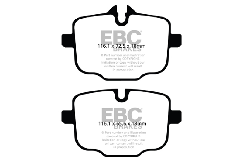 EBC S13 Brake Pad and Rotor Kit (1x ebcDP42089R, 1x ebcRK2066R) thumbnail 4
