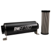 DeatschWerks Stainless Steel 5 Micron Universal Inline Fuel Filter Housing Kit (160mm) thumbnail 3