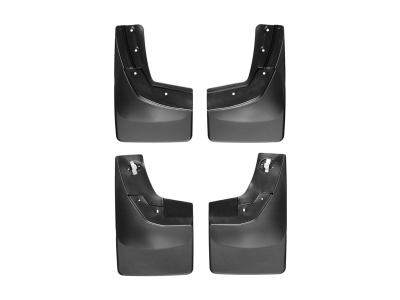 WeatherTech 14+ Chevrolet Silverado No Drill Mudflaps - Black thumbnail 3