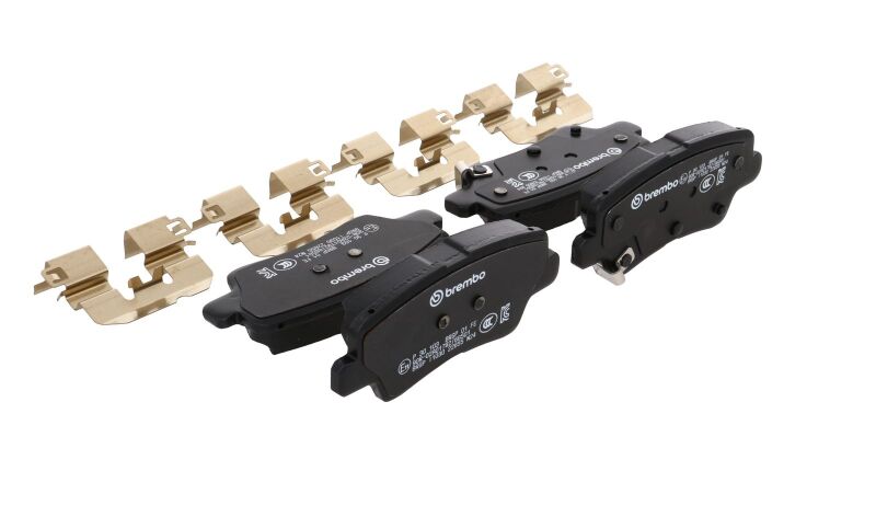 Brembo OE 21-22 Hyundai Accent/19-24 Nexo/2016 Sonata/2019 Sonata PRIME Low-Met Brake Pad - Rear thumbnail 3