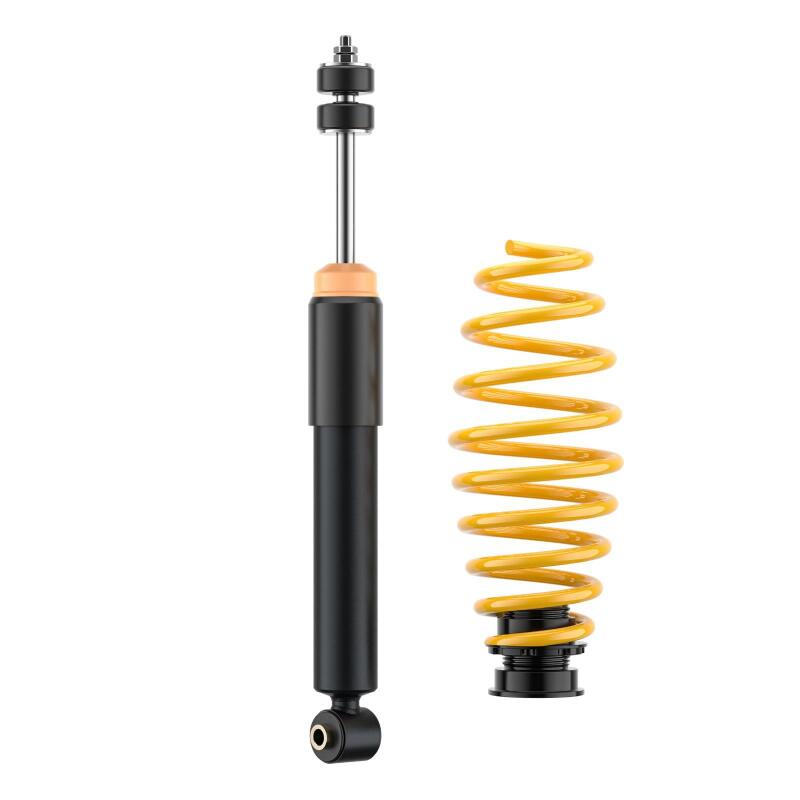 ST Suspensions Performance Coilover Kits 18230855 Kit, Performance, Front and Rear, Twin-Tube, Aluminum Body, Yellow Powdercoated Spring, Ford, Kit thumbnail 7