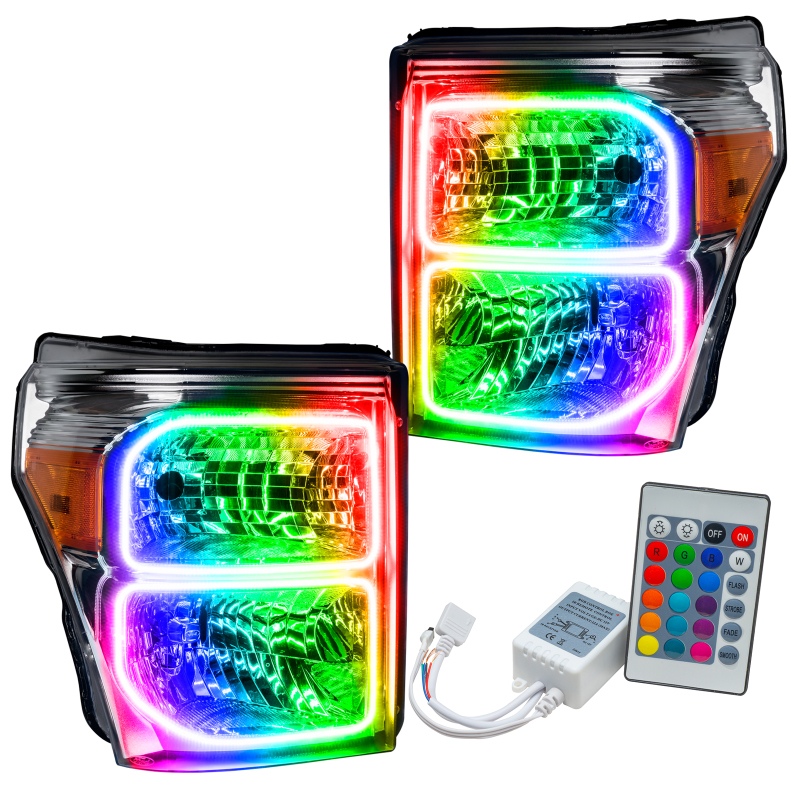 Oracle 11-16 Ford F250/350 LED HL - ColorSHIFT w/ Simple Controller thumbnail 2