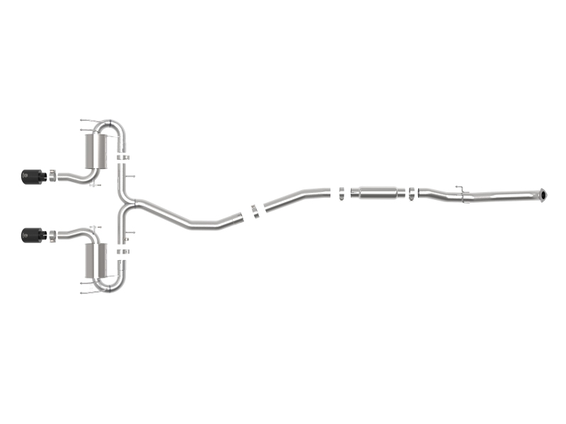 aFe Takeda 3in 304 SS Cat-Back Exhaust System w/Black Tips 17-20 Honda Civic Sport L4-1.5L (t) thumbnail 7