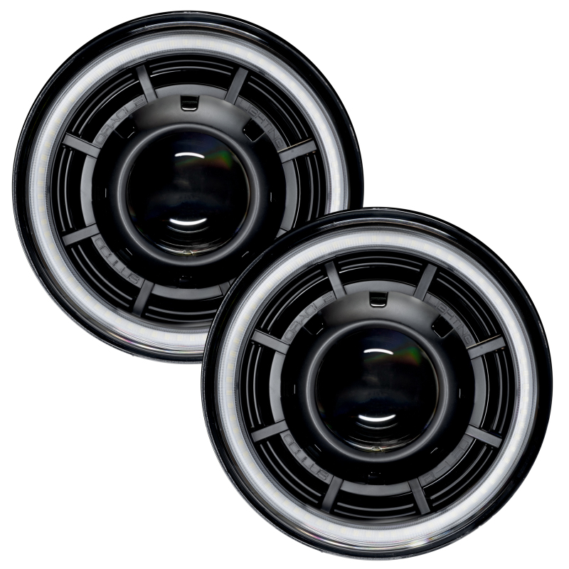 Oracle Oculus 7in Bi-LED Projector Headlights for Jeep Wrangler JK - 6000K thumbnail 7