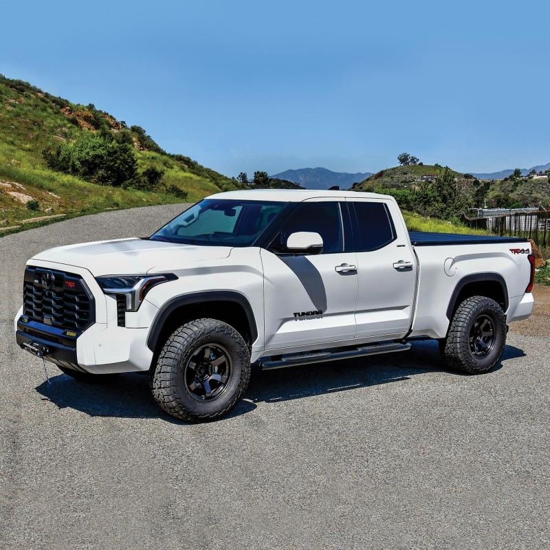 Westin 2022 Toyota Tundra Double Cab PRO TRAXX 4 Oval Nerf Step Bars - Black thumbnail 8