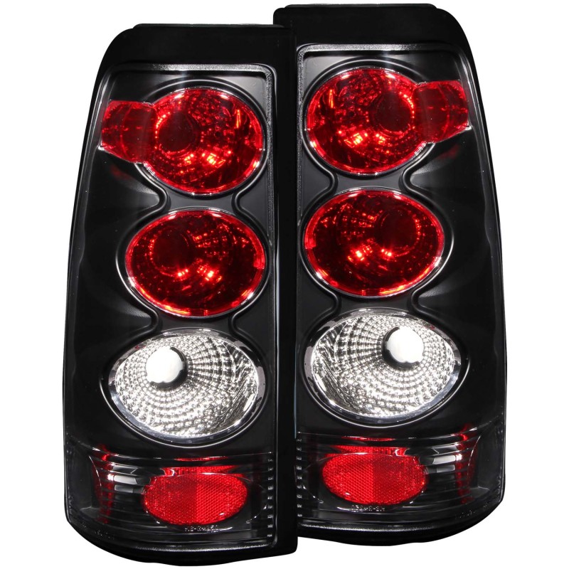 ANZO 1999-2002 Chevrolet Silverado 1500 Taillights Black thumbnail 3