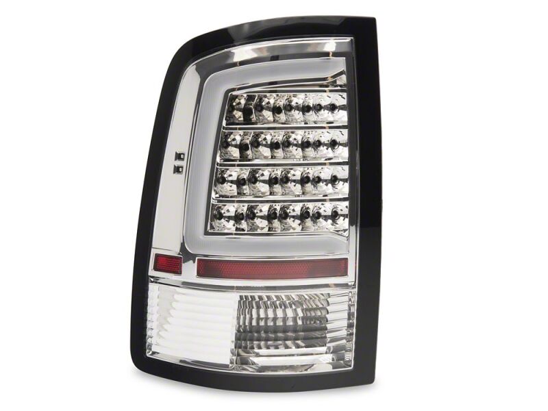 Raxiom 09-18 Dodge RAM 1500 Axial Series LED Tail Lights- Chrome Housing- Clear Lens thumbnail 3