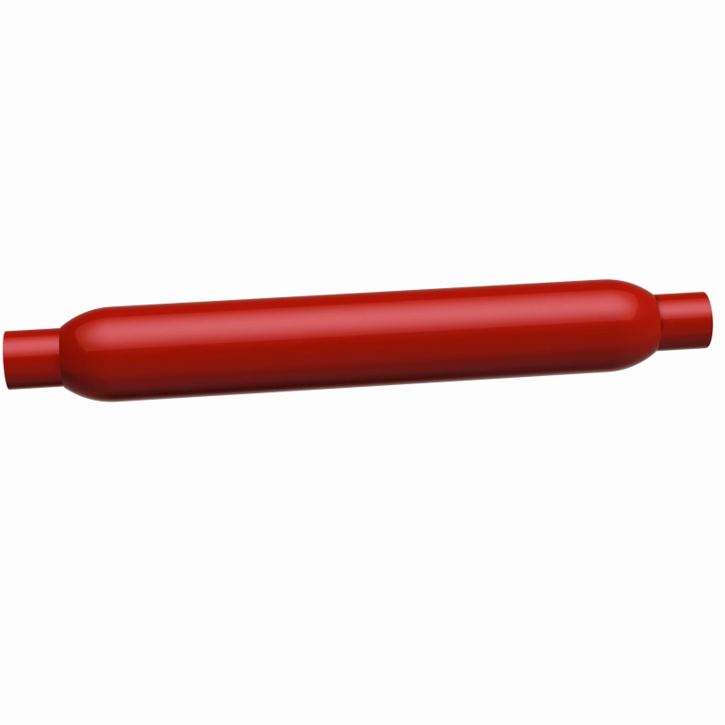 MagnaFlow Muffler Red Pack Series Glasspack 4in Rd 18in Body Length 3in/3in Inlet/Outlet thumbnail 9