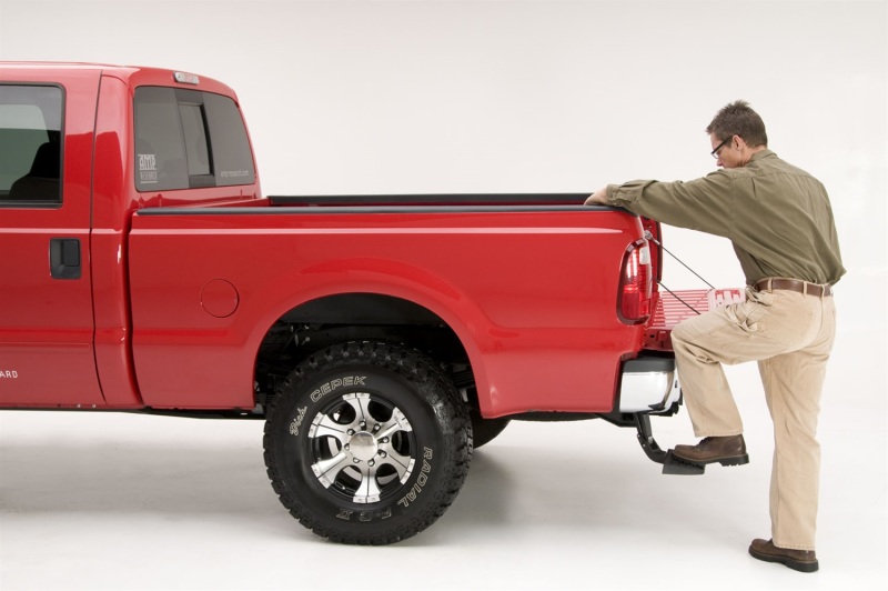 AMP Research 1999-2016 Ford F-250/350/450 BedStep - Black thumbnail 8