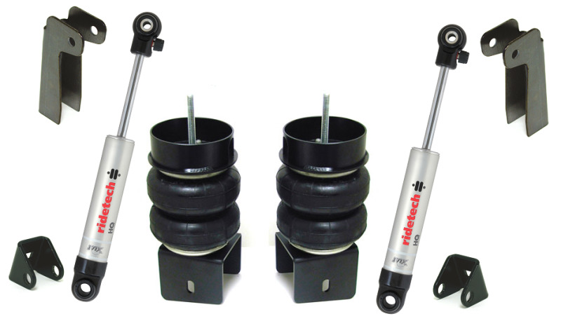 RideTech Suspension Kits, Air Springs 19010910 System, Front CoolRide kit for Mustang II front suspension with lower StongArms. Includes air springs, brackets, HQ Series shocks, shock m thumbnail 2