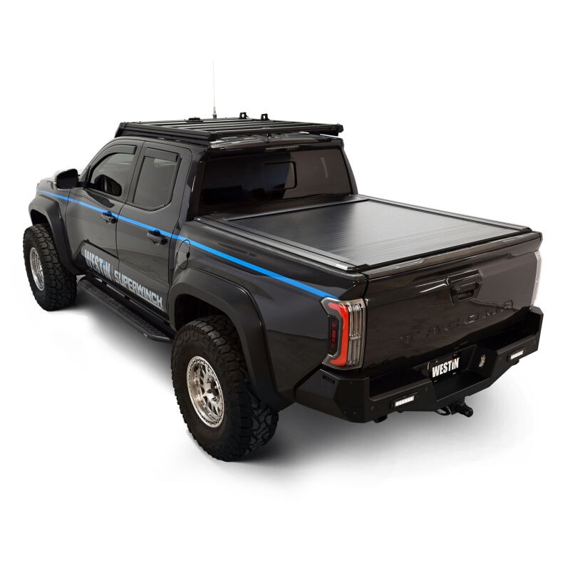 Westin 24-26 Toyota Tacoma 5ft Bed Manual Retractable Tonneau Cover - Black thumbnail 5