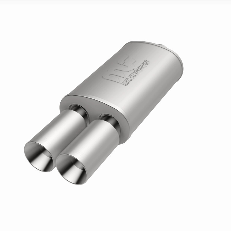 MagnaFlow Muffler W/Tip Mag SS 14X5X8 2.25/3. thumbnail 9