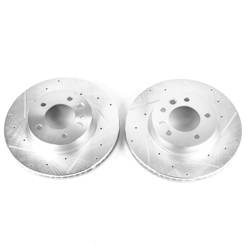 Power Stop 04-06 Porsche Cayenne Front Evolution Drilled & Slotted Rotors - Pair thumbnail 6