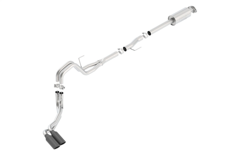 Borla 15-16 Ford F-150 3.5L EcoBoost Ext. Cab Std. Bed Black Chrome CB Exhaust ATAK Truck Side Exit thumbnail 6