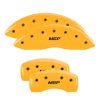 MGP 4 Caliper Covers Engraved Front & Rear MGP Yellow finish black ch thumbnail 8