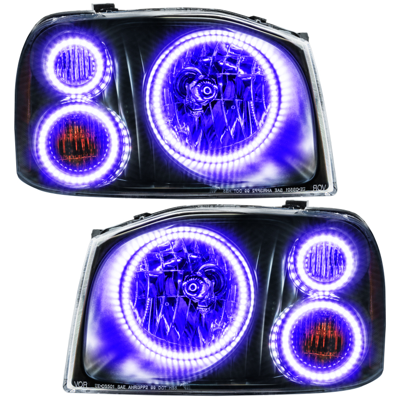 Oracle 01-04 Nissan Frontier SMD HL - Triple Halo - ColorSHIFT w/o Controller thumbnail 4