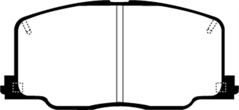 EBC 90-91 Lexus ES250 2.5 Ultimax2 Front Brake Pads thumbnail 6