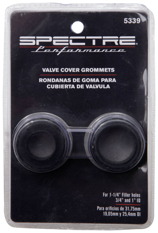 Spectre Valve Cover Grommets (For Covers w/1-1/4in. Filler-Breather Holes) OEM Replacement