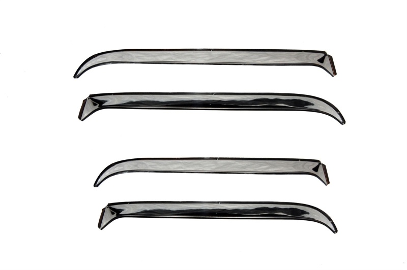 Auto Ventshade Stainless Steel Ventshades 14918 Side Window Visors, Ventshades, Front and Rear, Steel, Polished, Jeep, Set of 4 thumbnail 2