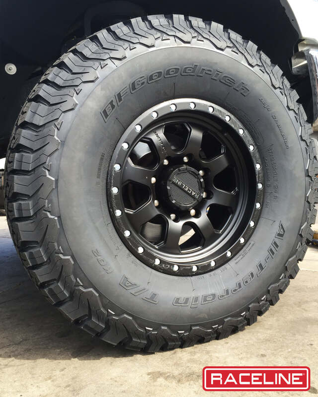 Raceline 929B Avenger 17x9in / 8x170 BP / -12mm Offset / 130.81mm Bore - Satin Black Wheel thumbnail 3