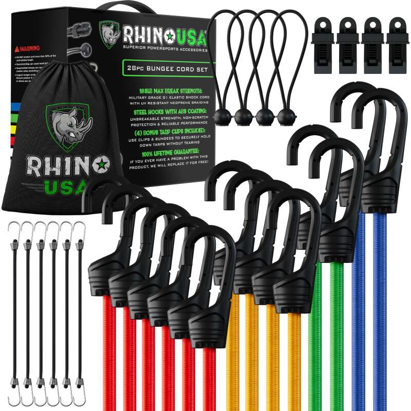 Rhino USA 28Pc Bungee Cord Assortment
Tow Hook