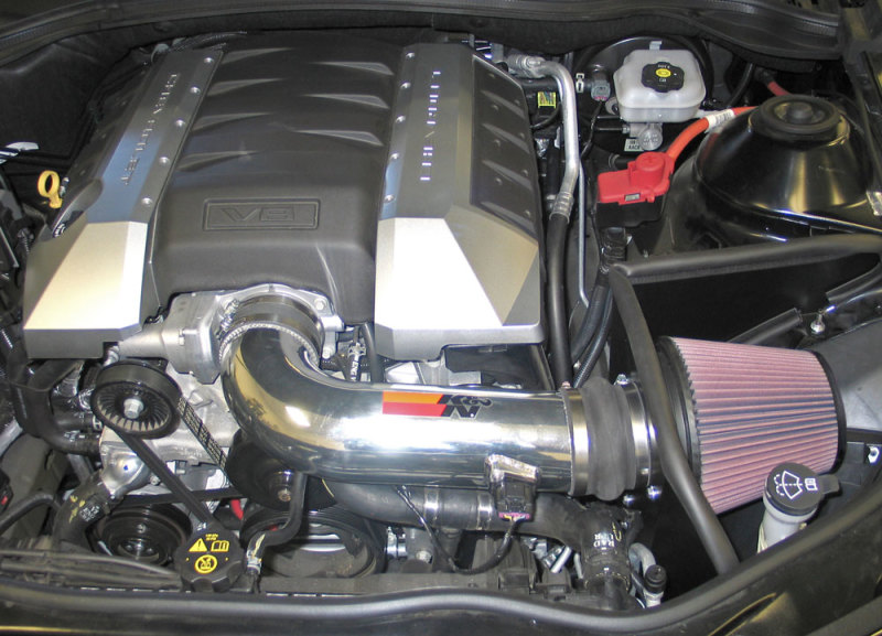 K&N 10 Camaro 6.2L V8 Polished Typhoon Short Ram Intake thumbnail 9