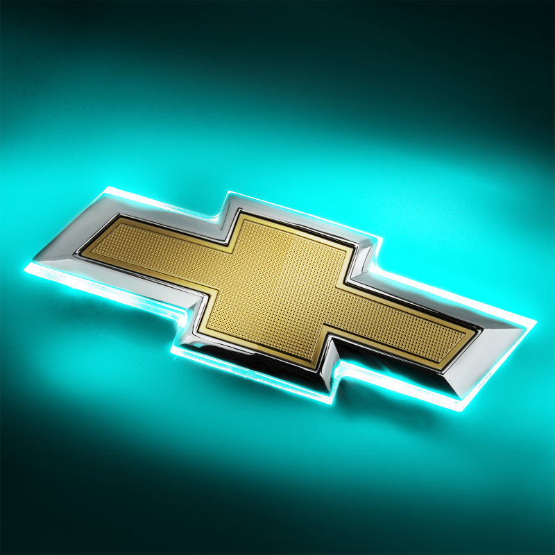 Oracle 16-19 Chevrolet Camaro Illuminated Bowtie - Aqua thumbnail 3