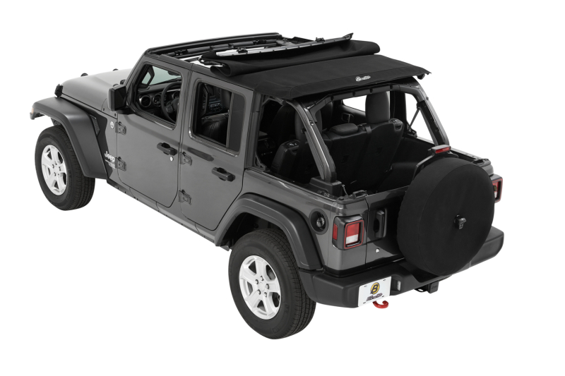 Bestop 18-26 Jeep Wrangler JL 4-Door Trektop (Premium Black Twill)