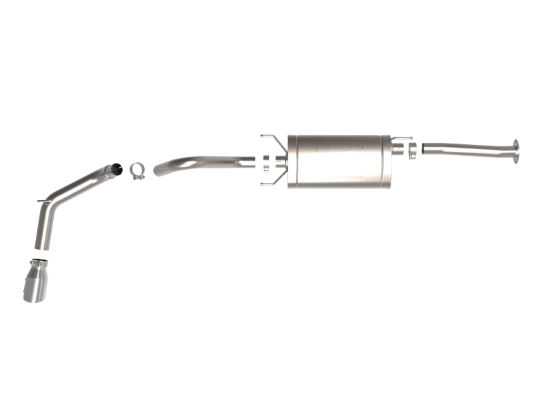 aFe 16-22 Toyota Tacoma Apollo GT Series 2.5in. - 3in. 409 SS Cat-Back Exhaust w/ Polished Tip thumbnail 7