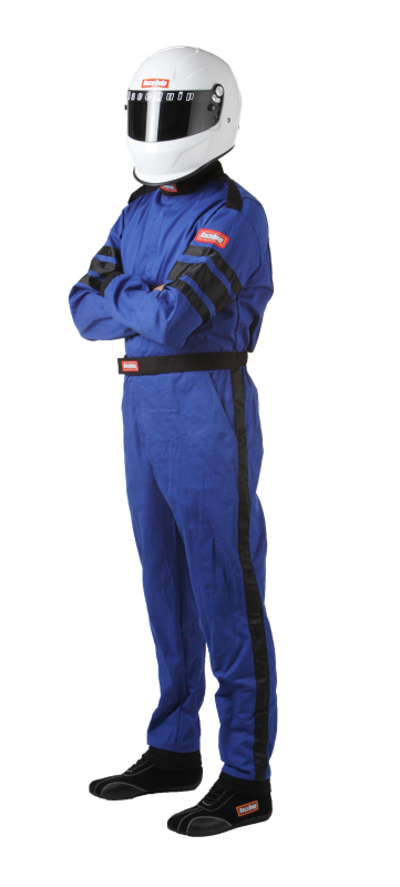 RaceQuip Blue SFI-1 1-L Suit - 2XL thumbnail 2