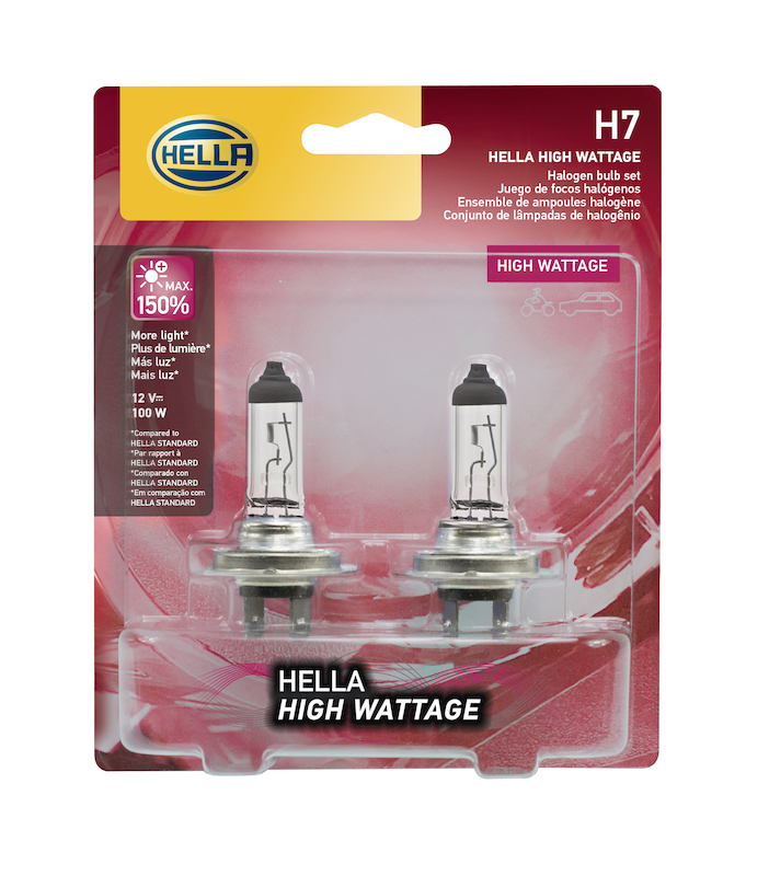 Hella High Wattage Bulb H7 12V 100W PX26d T4.6 (Pair) thumbnail 9