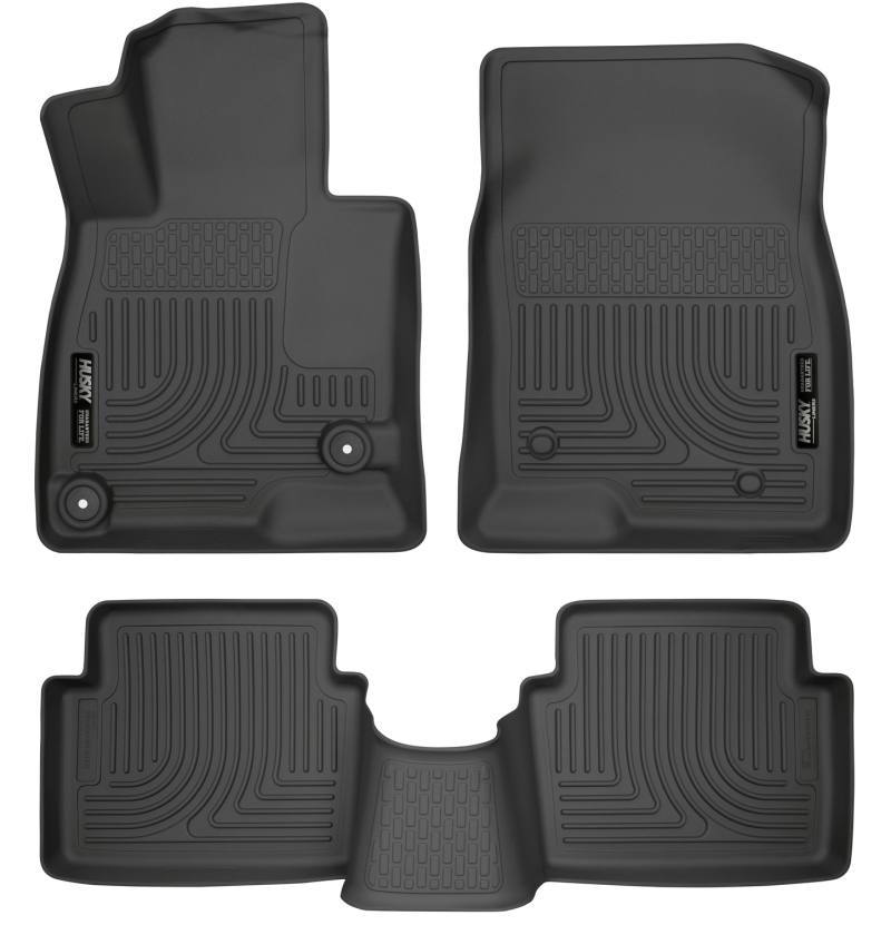 Husky Liners WeatherBeater 14 Mazda 3 Hatch&Sedan Front & Second Row Black Floor Liners thumbnail 3