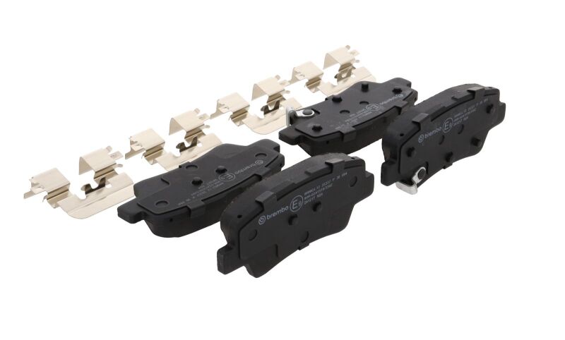 Brembo OE 2017 Hyundai Elantra/18-22 Ioniq/18-19 Sonata/16-17 Veloster Low-Met Brake Pad - Rear thumbnail 8