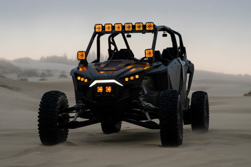Diode Dynamics 20-Present Polaris RZR A-Pillar LED Pod Kit SS5 Pro - White Combo thumbnail 4