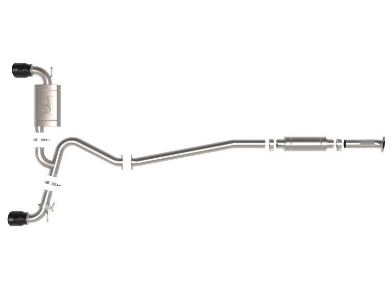 aFe 22-23 Hyundai Kona N L4 2.0L(t) Takeda 3in 304 SS Cat-Back Exhaust System w/ Black Tips thumbnail 6