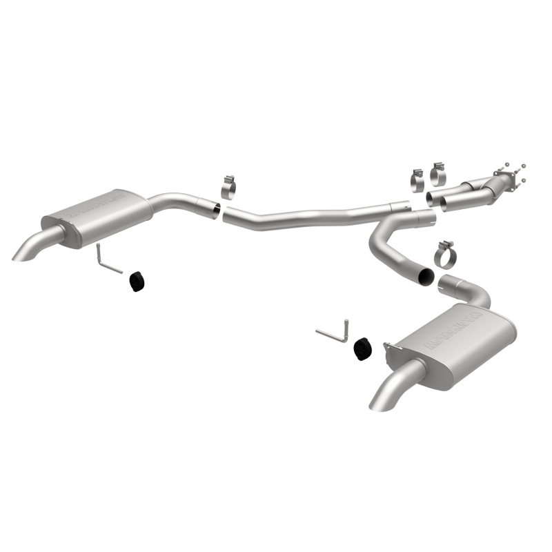 MagnaFlow 75-79 Chevy Corvette V8 5.7L Dual Split Rear Exit Stainless Cat-Back Perf Exhaust thumbnail 3