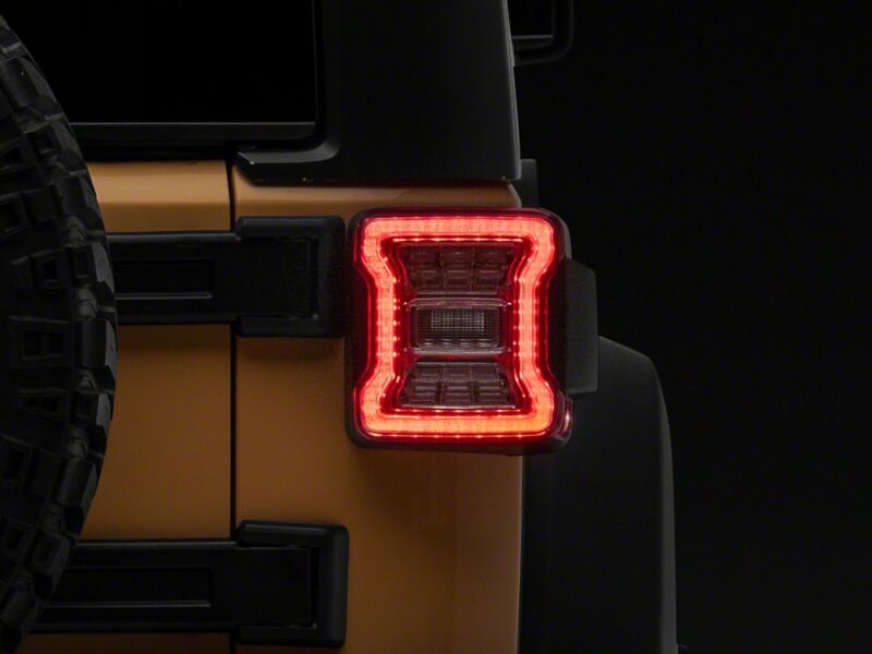 Raxiom 07-18 Jeep Wrangler JK LED Tail Lights- Clear Housing- Clear Lens thumbnail 6