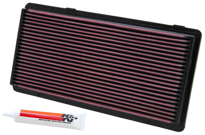 K&N 96-01 Jeep Cherokee 2.5L/4.0L Drop In Air Filter thumbnail 2