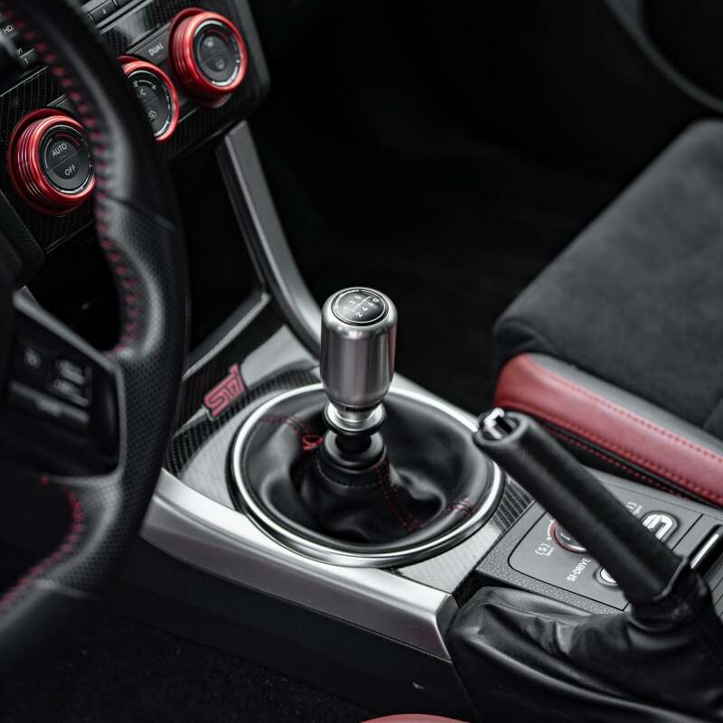 GrimmSpeed Swap-Top Weighted Piston Shift Knob - Stainless Steel thumbnail 3