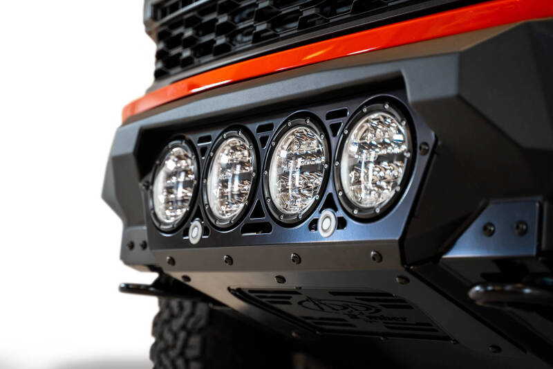 Addictive Desert Designs 2021+ Ford Raptor Bomber Front Bumper w/ 4 Rigid 360 6in Light Mounts thumbnail 6