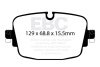 EBC 08-17 Audi R8 / 04-14 Lamborghini Gallardo Redstuff Rear Brake Pads thumbnail 6