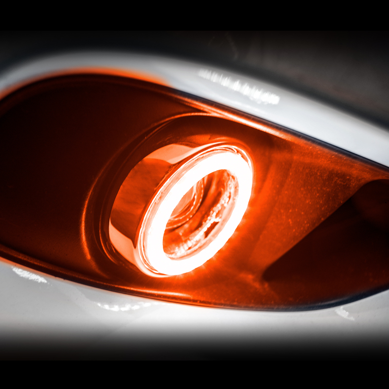 Oracle 05-10 Chrysler 300 Base Surface Mount LED Fog Light Halo Kit - Amber
