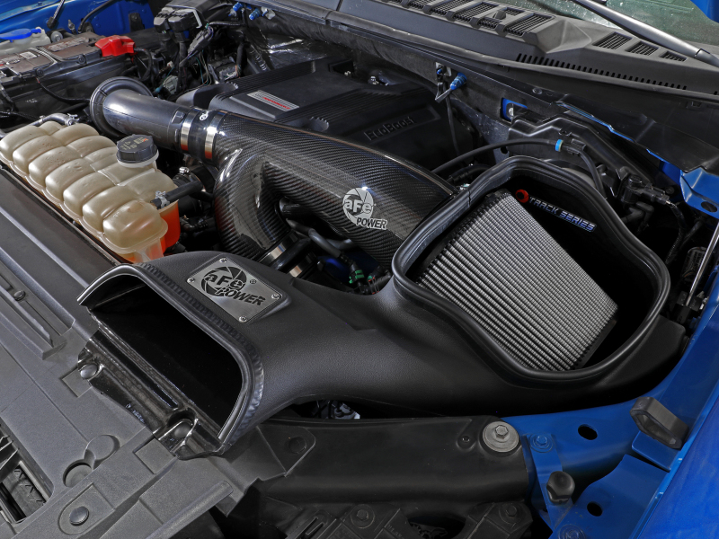 aFe 17-20 Ford F-150/Raptor Track Series Carbon Fiber Cold Air Intake System With Pro DRY S Filters thumbnail 6